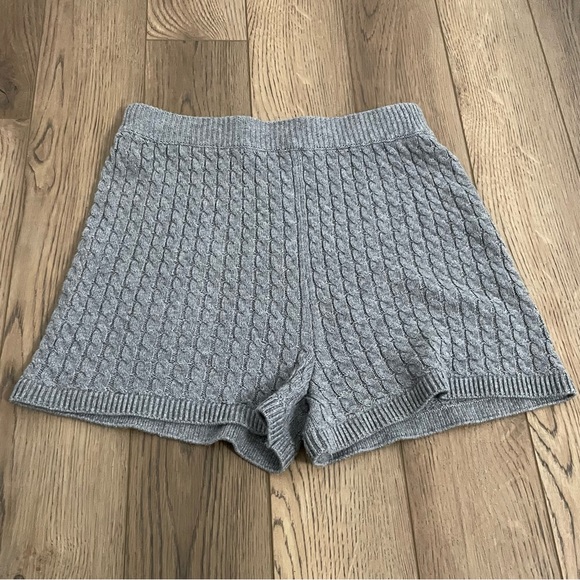 L'Academie Pants - L’ academie Maja Knitted Gray‎ Shorts